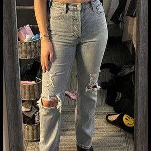 Denim Forum (Aritzia brand) Arlo High Rise Straight